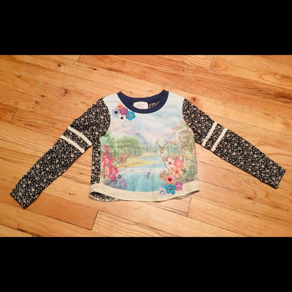 Hannah Banana cute sweater design. NWT